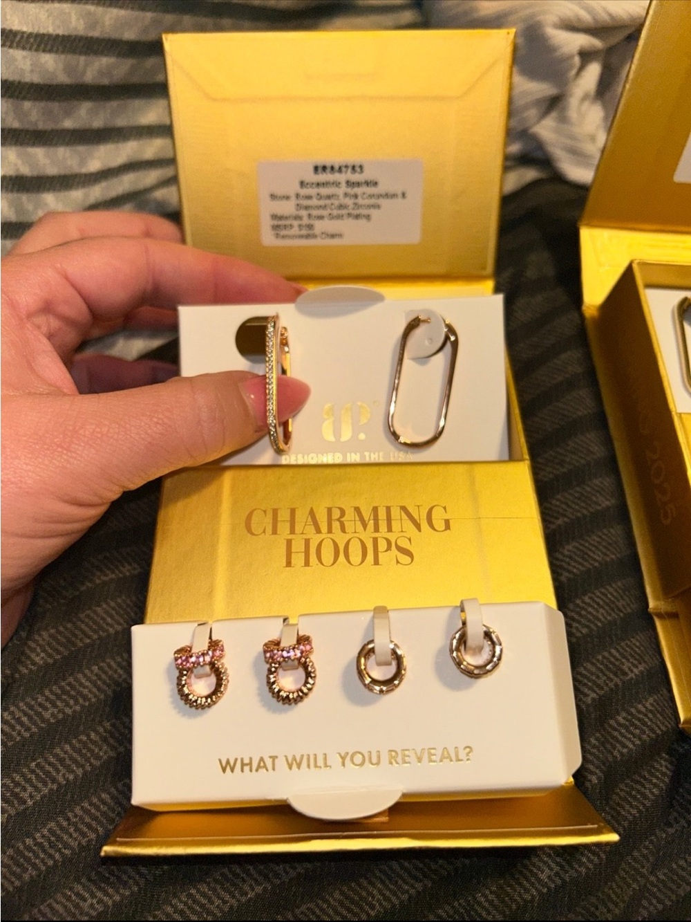 Bomb party charming hoops eccentric sparkle